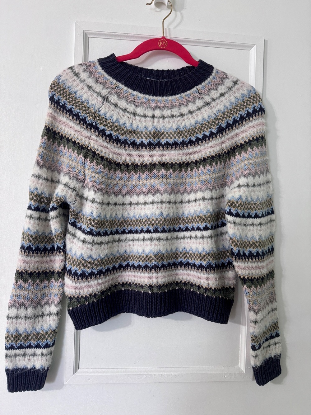 American Eagle Women’s Fair Isle Crewneck Sweater - Multicolor XS